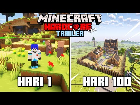 100 Hari di Minecraft Trailer Hardcore