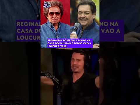 Reginaldo Rossi toca piano na cara do Faustão