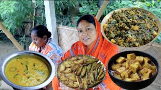 স্বল্প খরচের সুস্বাদু নিরামিষ থালি / Niramish Thali