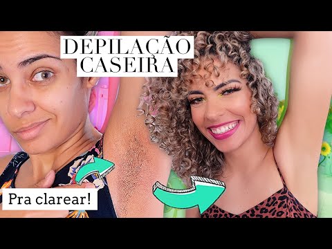 CLAREAR AXILA (que FUNCIONA!) : DEPILAÇÃO CASEIRA pra clarear suvaco e virilha @Faladantas