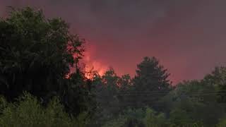 YouTube video thumbnail: Firefighters Grapple With Wildfire for Second Day in Serbia