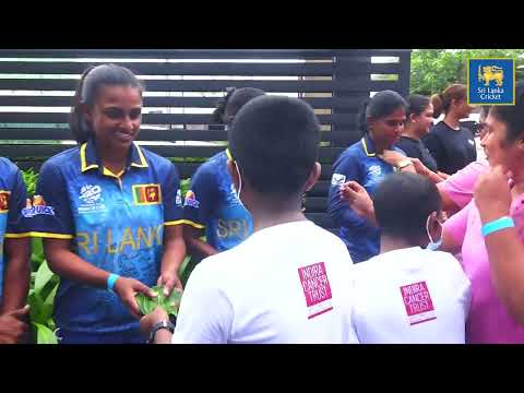 Sri Lanka National Women’s Team visit Indira Cancer Trust and Suwa Arana