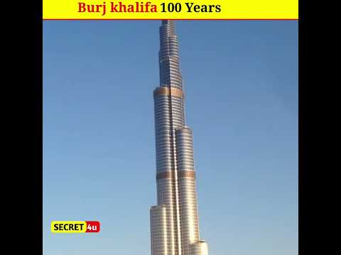 Burj khalifa का जीवन 100 साल हैं। #shorts