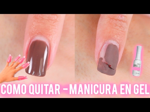 Como QUITAR la Manicura en GEL / SEMIPERMANENTE / SHELLAC