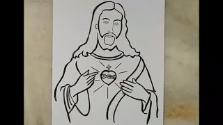 25+ Best Looking For Drawing Of Jesus Christ Easy | Barnes Family
