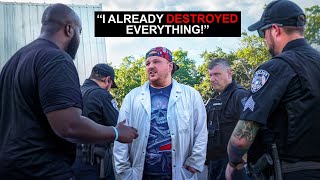 Sex Offender Deletes His 1TB CP Stash Infront Of Cops!