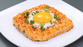 Il nuovo modo di preparare la colazione! Basta mescolare due uova con il pane.