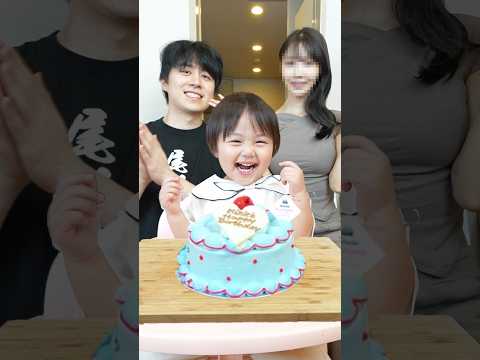 みにっくが2歳の誕生日なったから全力でお祝いしたら海外いた #shorts