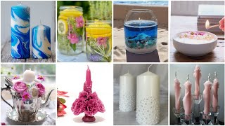 افكار💡لعمل شموع 🕯️ في البيت زيني وعطري بيتك بأقل تكلفة bougies  personnalisé #diy