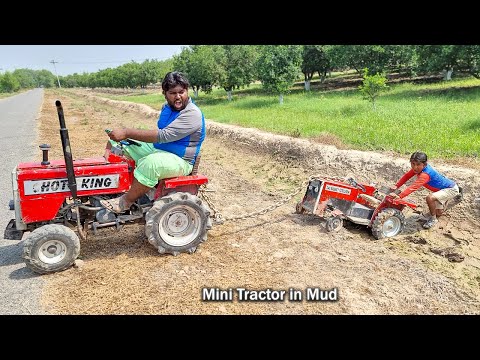 Mini Tractor Stuck in Mud || chota Tractor ki Video || My Top Funniest Comedy Video