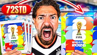 ich FÜLLE 1 WM STICKER HEFT in 72 STUNDEN ⚠️😱