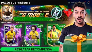 TEM BR GRÁTIS! 😱 10 PRESENTES pra RESGATAR HOJE no FC MOBILE!