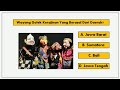 Kuis Seni dan Budaya