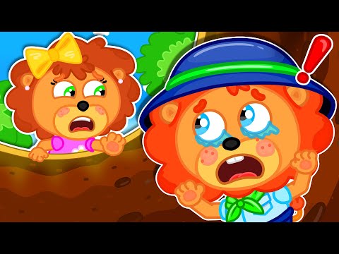 Lion Family | Don't Play On The Manhole Cover  Vending Machine | Cartoon for Kids