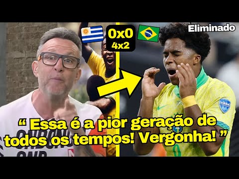 VEJA O DESABAFO DO NETO PELA VERGONHOSA ELIMINAÇÃO DO BRASIL CONTRA URUGUAI HOJE! PEGOU PESADO!