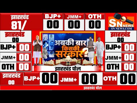 Today Breaking News !  jharkhand assembly election 2024 opinion poll. live election update JMM BJP