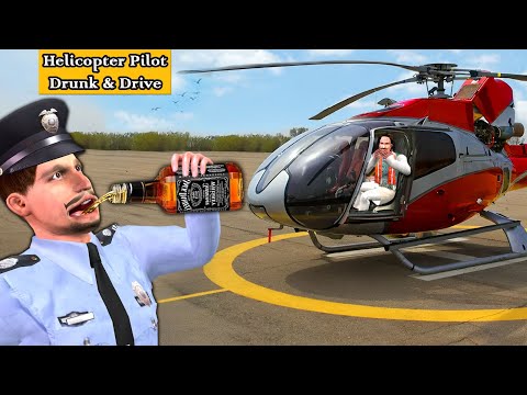 Helicopter Pilot Drink and Drive Hindi Kahaniya Hindi Stories Hindi Moral Stories Funny Comedy Video