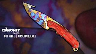 Gut Knife Case Hardened Gameplay