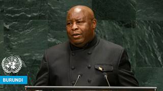 YouTube video thumbnail: Burundi - President Addresses United Nations General Debate, 81st Session