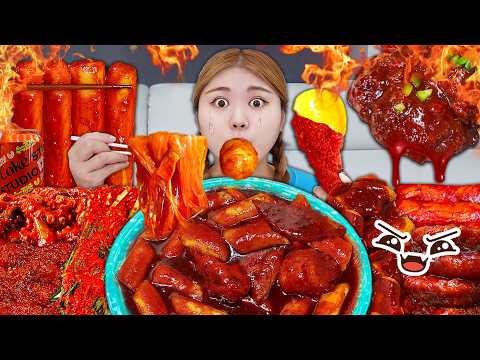 LIVE FIRE NOODLES MUKBANG KOREAN COLLECTION by HIU 하이유