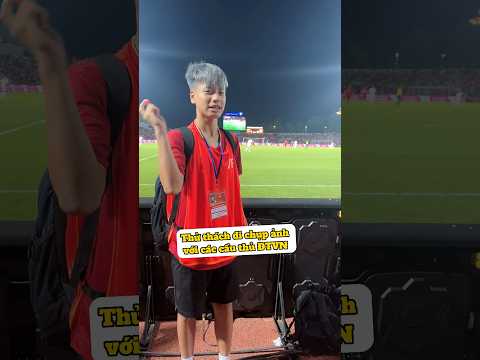 Thử thách chụp ảnh với các cầu thủ ĐTVN #vietanhcr7