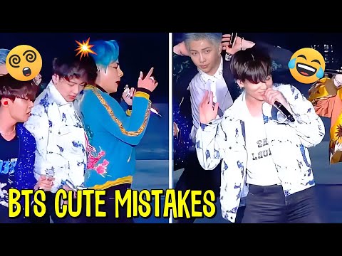 BTS Funny Mistakes on Stage Compilation