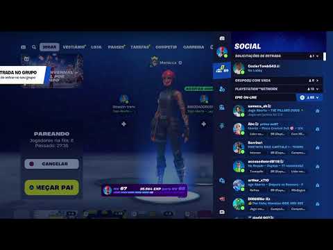 FORTNITE AO VIVO/ PERSONALIZADA / ESCONDE ESCONDE / OUTFIT BRINCADEIRA PREMIADO