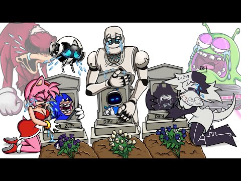 The Best R.I.P. Stories | Astro Bot, Shin Sonic, Miss Circle Dies | FNF Goodbye World | Sad Video