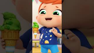 Uh Oh! The Ice Cream Machine Went Crazy! 🍦😲#FunnyShorts #ToddlerLaughs #IceCreamMachine