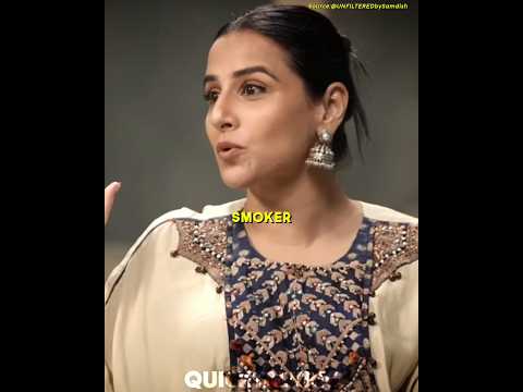 Vidya Balan on Smoking 🤔||#shorts