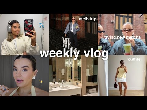 weekly vlog 💌 melb trip, interviews, iPhone 16, unboxing + more