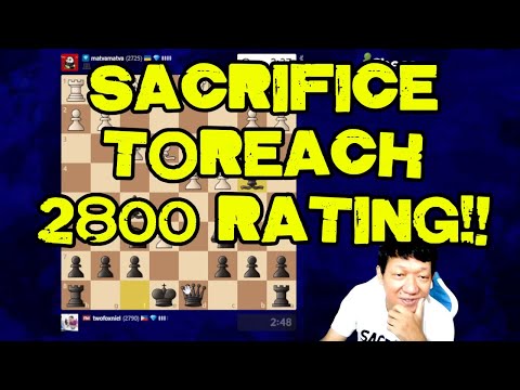 HOW TO REACH 2800 BY SACRIFICING LIKE DUBOV!