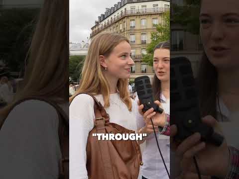Paris Speaks English #french #english #funny #accent #streetinterview