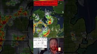 Tuesday night update on Wednesday's severe storms (6.10.2026)