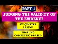 Understanding Evidence and Claims in Texts