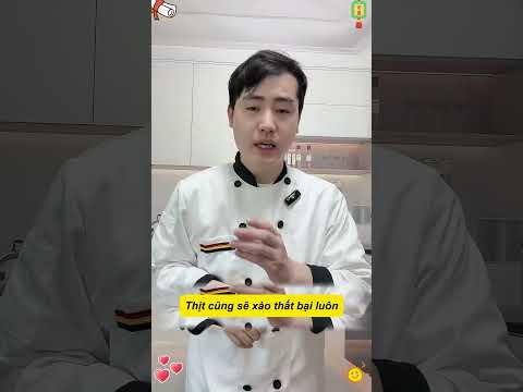 Xào thịt cứ bị dính chảo là do chưa biết mẹo này, làm đúng thì thịt ngon mà chảo vẫn sạch!#shorts