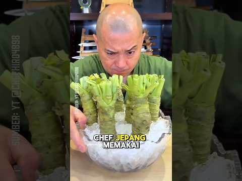 Diparut pakai kulit hiu! Rahasia Chef Jepang Mengolah Wasabi #shorts #shortsviral #wasabi #foodie