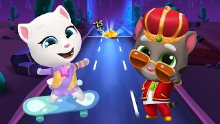 King Tom Gold Run Vs Gymnast Angela Gold Run - Talking Tom Gold Run