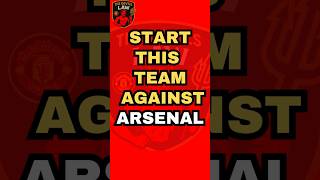 ARSENAL v MAN UTD??#arsenal #manchesterunited #premierleague #shorts #viralshorts