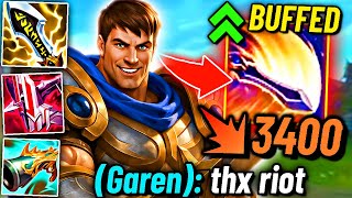 CRIT GAREN got BUFFED... AGAIN (Thx Riot)