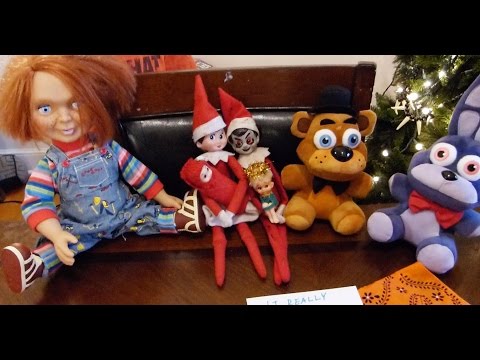 Elf on the Shelf: Halloween with Chucky and FNAF!