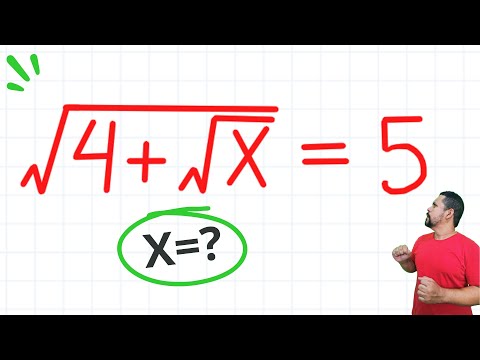 COMO RESOLVER essa Equação Irracional