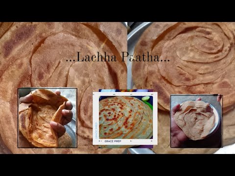 गेहूं के आटे से लच्छा पराठा बनाने का सबसे आसान तरीका | Lachha Paratha | Crisp & flaky Layered Lachha