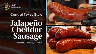 Homemade Jalapeño Cheddar Sausage
