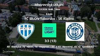 FC SILON Táborsko - SK Kladno 11.9.2026