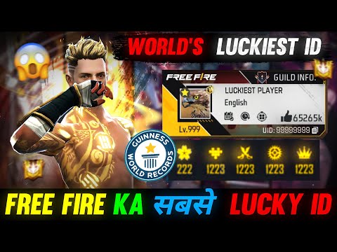 Free fire ka सबसे Lucky ID 😱🔥 - Luckiest Players of free fire - Gaming with Raahim