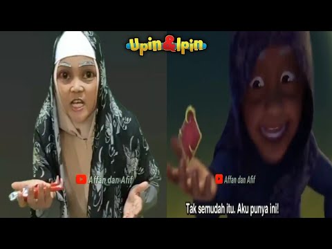 Tiru Upin Ipin Reverse || Nenek Kebayan melawan Tok Dalang