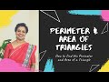 Triangle Properties and Formulas