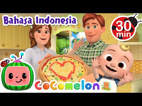 Lagu Piza | CoComelon | Kartun dan Lagu Anak | Moonbug Kids Indonesia | Nursery Rhymes