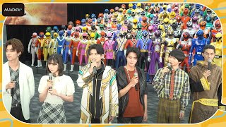 「ゴジュウジャー」6人が“300人”の歴代スーパー戦隊に大興奮！冬野心央「今ままで見た景色の中でナンバーワン」
